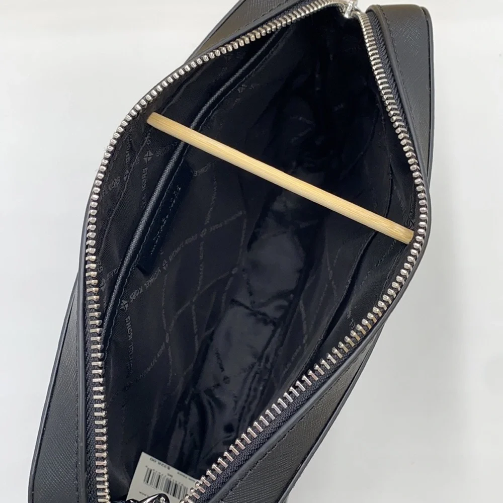 MICHAEL KORS JST LARGE EAST WEST CROSSBODY BLACK - Picture 10 of 13